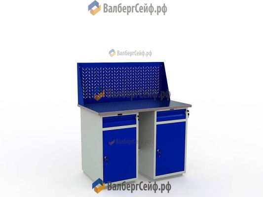 Верстак PROFI (№111) WT120.WD2.WD2.010