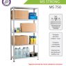 Стеллаж MS Strong 160/100x30/4 полки