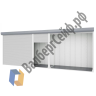 Роллетный шкаф для паркинга 2300х4650х600